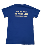 W.R.K.H.R.D. Blue Short Sleeve T-Shirt